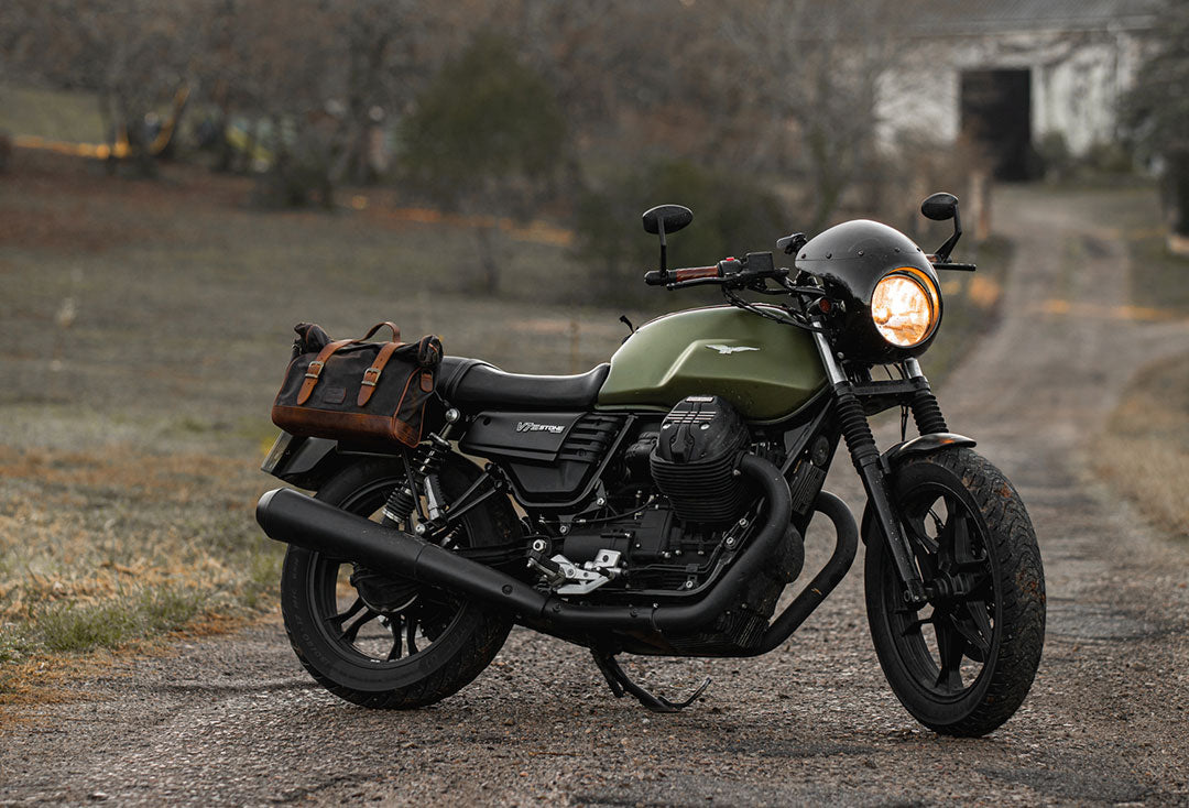 Saddlebag on Moto Guzzi V7 III Stone