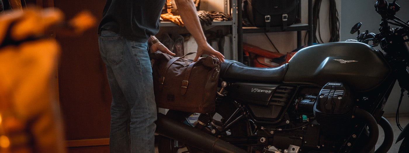 Best way to add saddlebags to Guzzi V7.