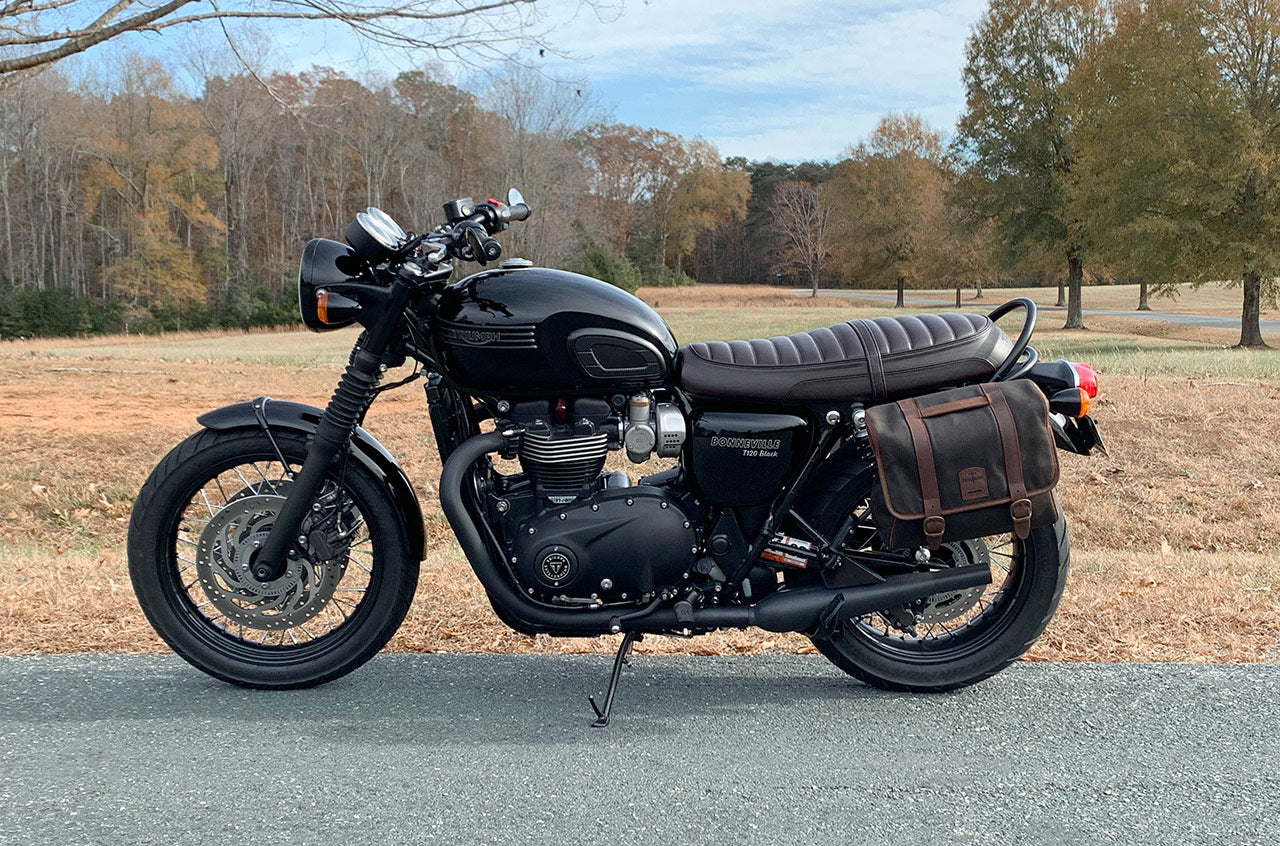 Cool side bags Bonneville T120.