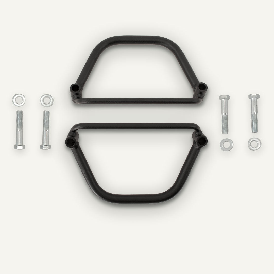 Saddlebag frame holder for harley softail slim deluxe street bob.