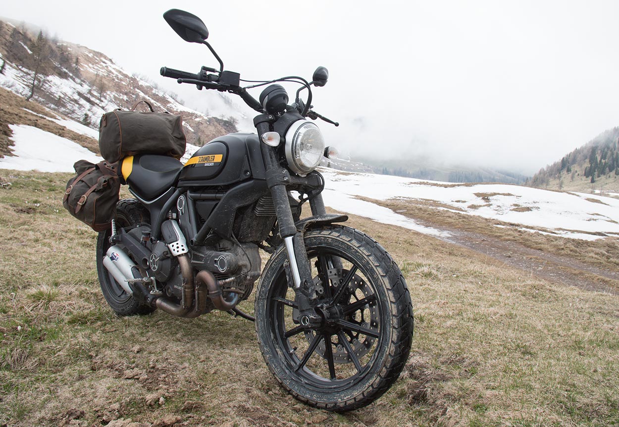 Travel with Ducati Scrambler.