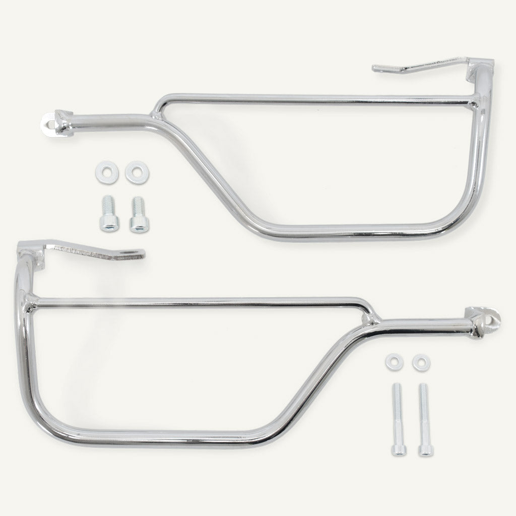 Saddlebag brackets for Moto Guzzi V7 Special.