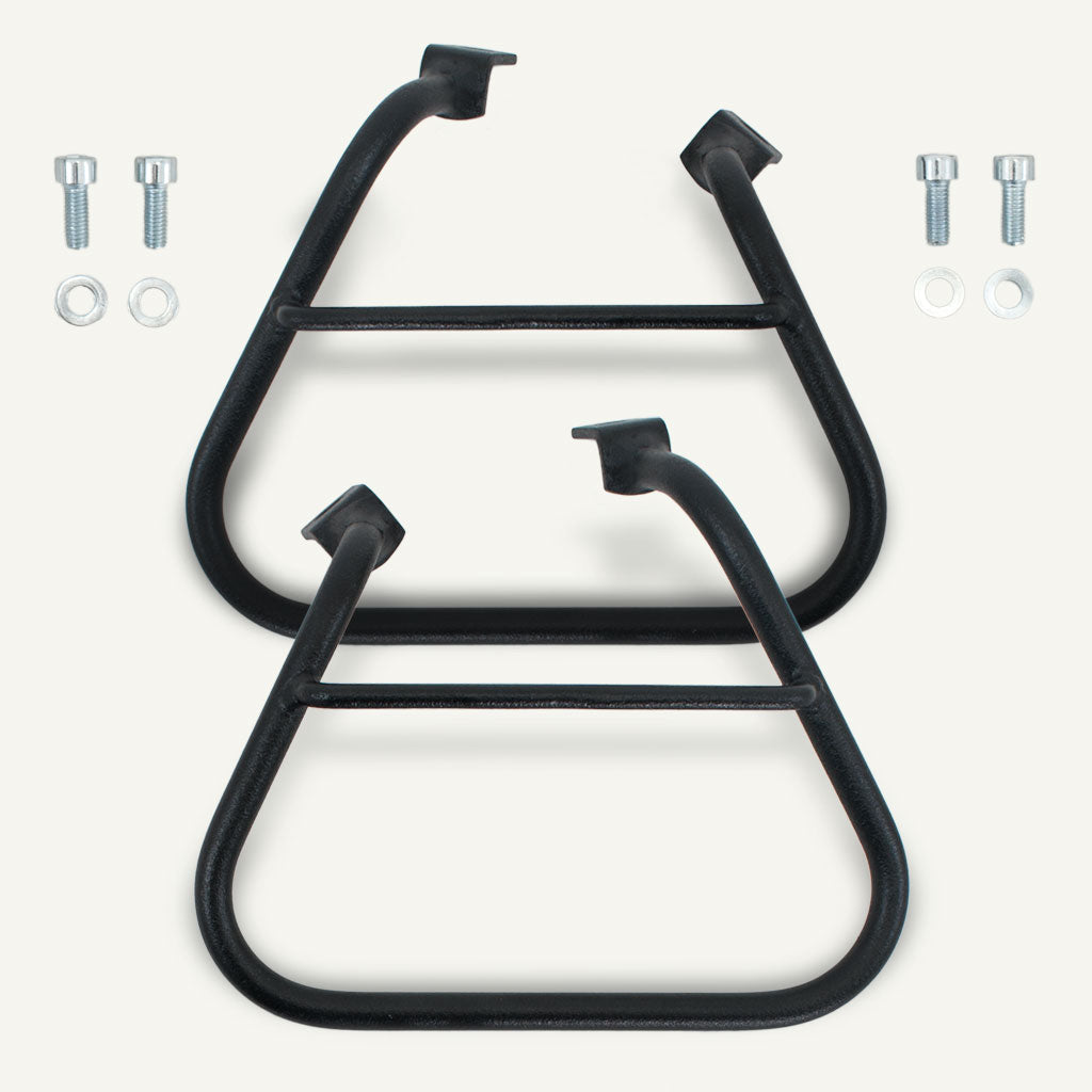 Saddlebag holder for Ducati Scrambler saddlebag.