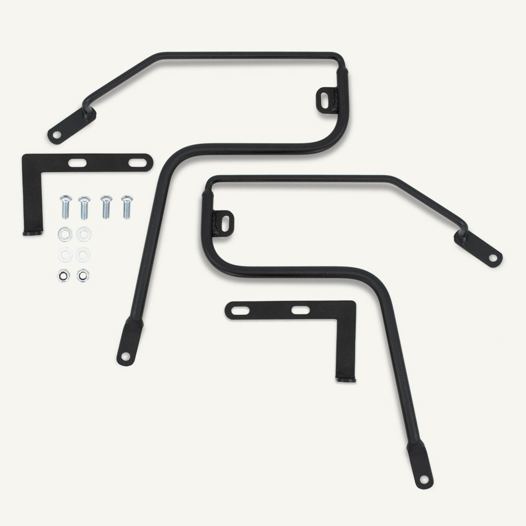 Black saddlebag holder for Royal Enfield 650