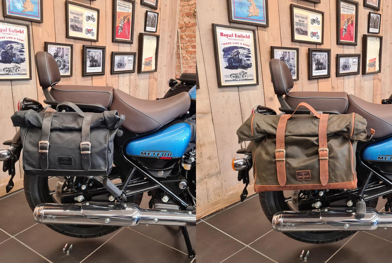 Best soft saddlebags for Meteor 350.